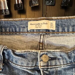 Abercrombie & Fitch High Rise Light Blue Jeans